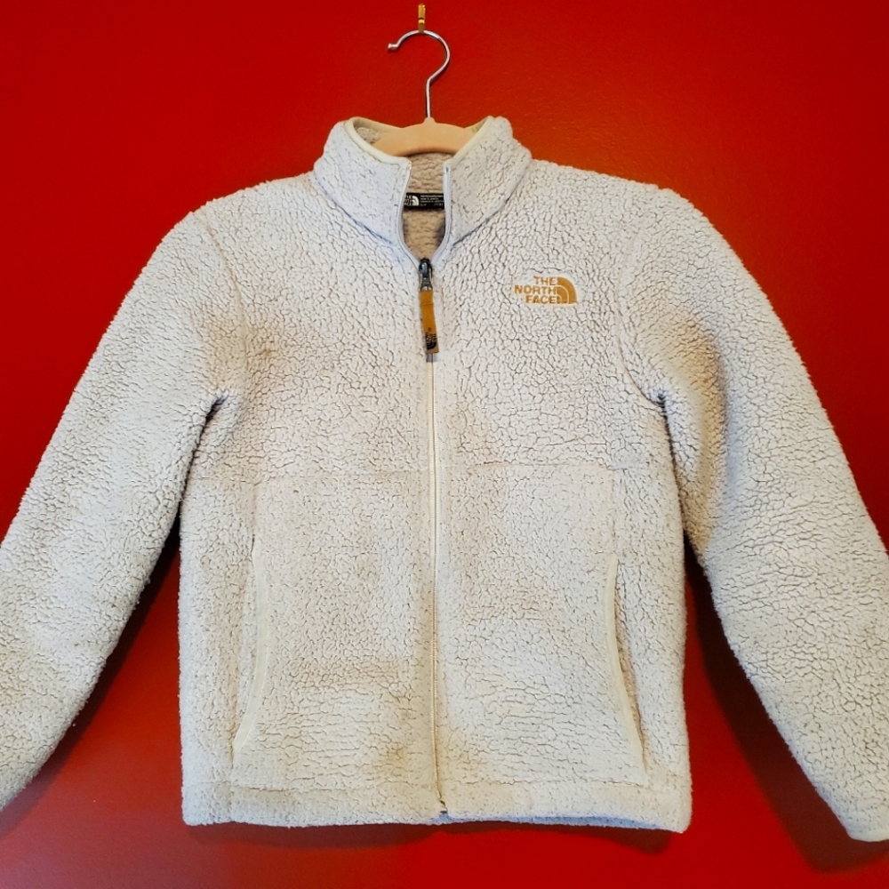 North Face fleece jacket size 7 boys